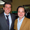 Alfredo Garc&iacute;a con Diego, un joven del <em>Regnum Christi.</em>