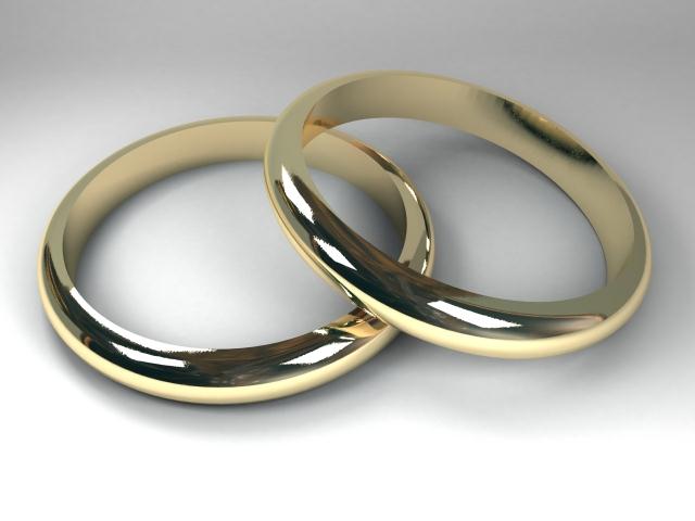Anillos matrimoniales.