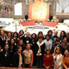 Participantes en la convenci�n de Virgen Peregrina de la Familia.
