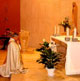 Time alone with our Lord in the Blessed Sacrament was a favorite among the priests. 