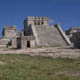 Monumental buildings and temples, typical of Mayan settlements
