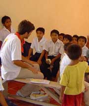 Jóvenes españoles de misiones en Yucatán