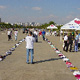 8.5 kilometers of sweaters serving as a witness to solidarity.