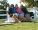 Three Louisiana RC Mission Corps volunteers: Allie, Anne, and Emma.