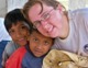 "While we were at work, the children came around to capture our hearts and our attention."
