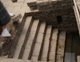 A close-up view of the seven steps of the miqwe uncovered in Magdala.