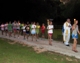 A moment during the Eucharistic procession at the camp.