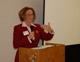 Dr. Coleen Kelly Mast gives a talk at one of the spiritual spas.