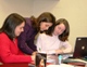 The design and production team behind the Christmas cards.