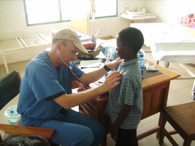doctor with kid from Ghana
