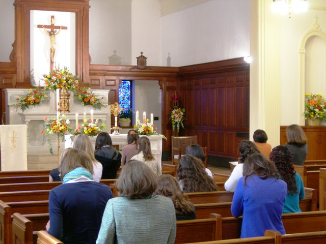 Easter Sunday retreatants
