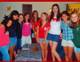 A group shot of some of the girls on the convention.