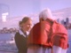 Katie Fullilove and Pope Benedict XVI have a personal conversation as the boat rides into Sydney Harbour.