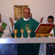 A moment during the concelebration of the Mass.