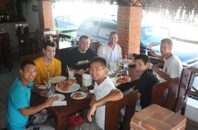 missionaries eating in mexico