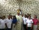 Missionaries with Bishop Pedro Pablo Elizondo, LC, of the Cancun-Chetumal Prelature.