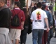 Missionaries hit the streets every day to invite people to the Sacred Triduum liturgies at Old St Patrick's Cathedral.