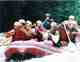 White-water rafting at Camp Caribou.