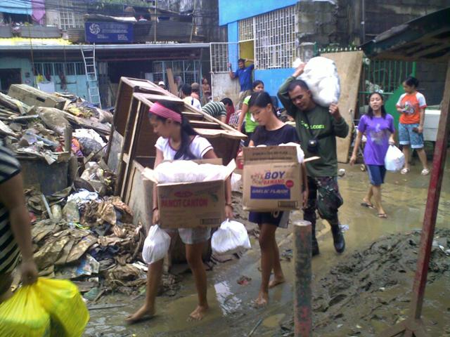 aid relief in Philippines