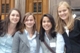 Beth Vogel, Quinci Scherber, Margaret Antonio, and Tori Backstrom at Yale University.