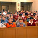 Praying the solemn rosary during the Christmas Games at Sacred Heart Apostolic School.