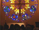 Catechists and evangelizers before Christ crucified in St. Michael�s parish in Gainesville, part of the archdiocese of Atlanta.