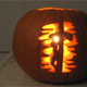 The Conquest boys carved a Halloween pumpkin with the missionary cross of Mission Youth, another Regnum Christi apostolate.