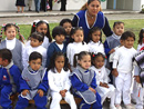 Alumnos del Colegio Mano Amiga.