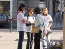 J&oacute;venes de Juventud Msionera, de Budapest, en la �Misi&oacute;n de la Ciudad�.