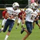 The St Patrick Celtics football team in action.