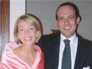 Niccol&ograve; Mannetti y su esposa Kate.