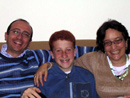 Alfredo Sansone, Ida Giganti e il figlio Roberto.