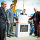 Gathered around the cornerstone: Fr Rodolfo Mayagoitia, LC, Francisco Garrido Patr&oacute;n, Luis E. Alverde Montemayor (rector), and Enrique Vega Carriles.