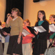The choir from Immaculate Conception Academy in Rhode Island entertains the crowd.