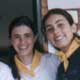 Carolina, (tercera de izquierda a derecha) con sus compa&ntilde;eras de Juventud Misionera