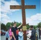 Wai Chin with the World Youth Day Cross